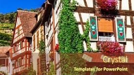  Presentation with destination - Slide set having kaysersberg-one background and a tawny brown colored foreground