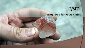  Presentation with kazakhstan - Slide deck with kazakhstan area near balkhash lake background and a soft green colored foreground