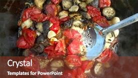  Presentation with tamil kavithai traditional - Amazing presentation design having kazan - basma traditional uzbek dish backdrop and a tawny brown colored foreground