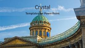  Presentation with russia - Slides consisting of kazan cathedral st petersburg russia background and a light blue colored foreground