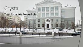  Presentation with bank building - 