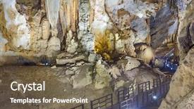  Presentation with cave - Presentation design with ke - thien duong cave paradise cave background and a  colored foreground