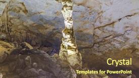  Presentation with paradise - Presentation theme featuring ke - thien duong cave paradise cave background and a  colored foreground