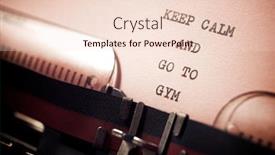  Presentation with keep calm - Audience pleasing slide set consisting of keep-calm-and-go backdrop and a lemonade colored foreground