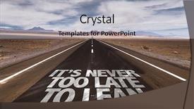  Presentation with return to learn - Presentation theme with keep educating yourself - its never too late background and a light gray colored foreground