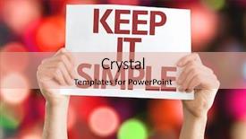 Presentation with simple - Beautiful slides featuring keep it simple card backdrop and a coral colored foreground