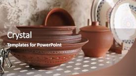  Presentation with memory storage devices - Cool new presentation with keep kitchen clean tidy - kitchenware on shelf of storage backdrop and a  colored foreground