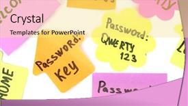  Presentation with password - Cool new slide deck with raw organic green asparagus served with salt spices and vintage cutlery over concrete textured background space for text top view backdrop and a light gray colored foreground