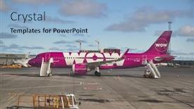  Presentation with wow - Slides enhanced with keflavik-iceland-april-28-2018 background and a light blue colored foreground