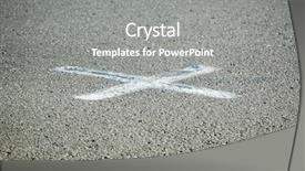  Presentation with plastic waste dumping site - Presentation design with kennedy assassination site background and a gray colored foreground