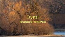  Presentation with water park - Slide set consisting of kensington-metro-park-landscape background and a tawny brown colored foreground