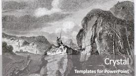  Presentation with baroque - Audience pleasing PPT theme consisting of kept in louvre museum italian backdrop and a gray colored foreground