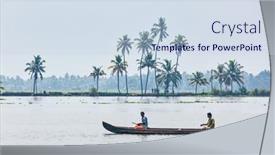  Presentation with kerala - Presentation theme featuring kerala-india-may-5-2010 background and a sky blue colored foreground