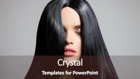  Presentation with long hair - Theme featuring keratin - hair beautiful brunette girl healthy background and a tawny brown colored foreground