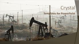  Presentation with oilfield - Slide deck enhanced with kern-county-california-november-26 background and a sky blue colored foreground