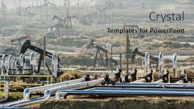  Presentation with oilfield - Slide set with kern-county-california-november-26 background and a light gray colored foreground