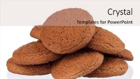  Presentation with soft oatmeal cookies - Colorful theme enhanced with kernite - delicious oatmeal cookies isolated backdrop and a soft green colored foreground