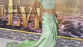  Presentation with evil - Presentation theme enhanced with kerry-washington-at-the-los background and a coral colored foreground