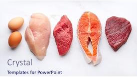  Presentation with fat - Cool new presentation theme with keto-high-fat-products-healthy backdrop and a sky blue colored foreground