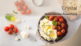  Presentation with keto - Cool new slides with keto-paleo-diet-lunch-mashed backdrop and a lemonade colored foreground