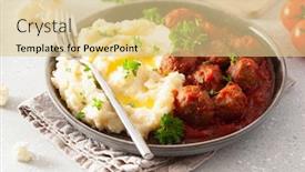  Presentation with keto - Slide set featuring keto-paleo-diet-lunch-mashed background and a lemonade colored foreground