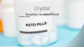  Presentation with keto - PPT layouts enhanced with keto-pills-are-similar background and a white colored foreground