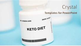  Presentation with fat low carb keto ketogenic - Slide set with ketogenic-diet-often-called background and a cream colored foreground