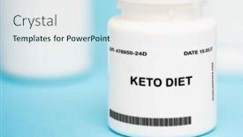  Presentation with fat low carb keto ketogenic - Presentation design enhanced with ketogenic-diet-often-called background and a sky blue colored foreground