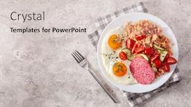  Presentation with ketogenic diet - Audience pleasing PPT layouts consisting of ketogenic-paleo-diet-breakfast-cauliflower backdrop and a lemonade colored foreground