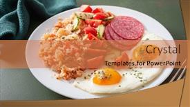  Presentation with ketogenic diet - Amazing slide deck having ketogenic-paleo-diet-breakfast-cauliflower backdrop and a coral colored foreground