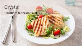  Presentation with ketogenic diet - Cool new presentation with ketogenic-paleo-diet-lunch-halloumi backdrop and a lemonade colored foreground