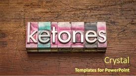  Presentation with rustic wood - Colorful PPT theme enhanced with ketones-word-abstract-in-gritty backdrop and a tawny brown colored foreground