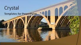  Presentation with washington dc monuments - PPT theme having radio old-fashioned old music background and a blonde colored foreground