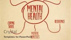  Presentation with mental-wellbeing - Slides with key-components-of-mental-health and a lemonade colored foreground