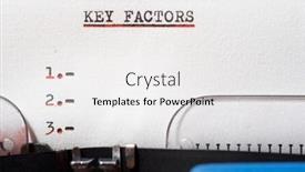  Presentation with factors - Colorful presentation theme enhanced with key-factors-phrase-written backdrop and a white colored foreground