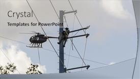  Presentation with hurricane - Theme featuring key-largo-fl-oct-17 background and a  colored foreground