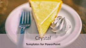  Presentation with world travel - Cool new theme with key lime pie slice at florida restaurant in the keys world famous american traditional dessert homemade with whipped cream topping on the side local food usa travel backdrop and a soft green colored foreground