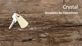  Presentation with key to success - Colorful presentation enhanced with key of my success backdrop and a coral colored foreground