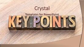  Presentation with points - Presentation enhanced with key points word abstract background and a lemonade colored foreground