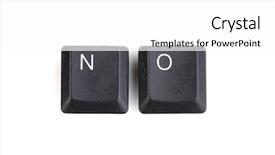  Presentation with encryption cipher keys and padlock - Amazing PPT theme having keyboard keys saying no isolated backdrop and a white colored foreground