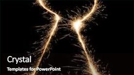  Presentation with keyhole - Colorful slides enhanced with keyhole sparkler to holiday backdrop and a black colored foreground