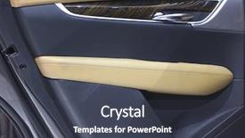  Presentation with car door lock - Amazing presentation theme having keyless lock - elegant luxury car door interior backdrop and a  colored foreground