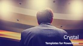  Presentation with keynote - Presentation design featuring keynote - young man in front background and a navy blue colored foreground