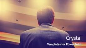  Presentation with vintage retro - Audience pleasing PPT layouts consisting of keynote - young man in front backdrop and a navy blue colored foreground