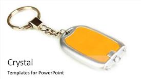  Presentation with blank whiteboard isolated on white - Colorful presentation theme enhanced with keyring - keychain isolated on white backdrop and a white colored foreground