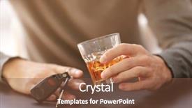  Presentation with alcoholic beverage - Beautiful PPT layouts featuring keys health - close up view of man backdrop and a tawny brown colored foreground