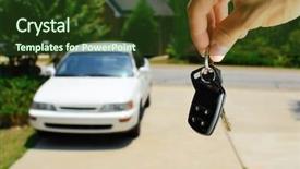  Presentation with keys - Theme with keys to a used background and a tawny brown colored foreground