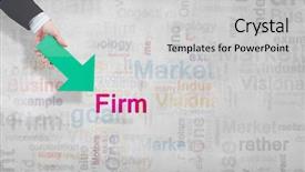  Presentation with culture - Slides having arrow on word firm background and a  colored foreground