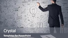  Presentation with future plan - Colorful presentation enhanced with ideas and future plan keyword backdrop and a gray colored foreground