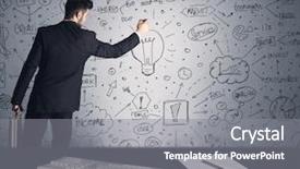  Presentation with future plan - Amazing presentation design having  backdrop and a  colored foreground